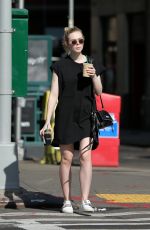 ELLE FANNING Our for Iced Coffee in New York 08/26/2017