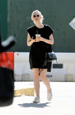 ELLE FANNING Our for Iced Coffee in New York 08/26/2017