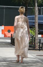 ELLE FANNING Out and About in New York 08/27/2017