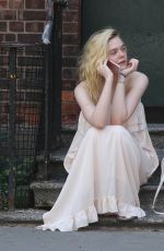 ELLE FANNING Out and About in New York 08/27/2017