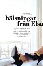 ELSA HOSK in Elle Magazine, Sweden August 2017