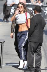 EMILY RATAJKOWSKI Arrives at Jimmy Kimmel Live in Hollywood 08/07/2017