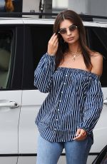 EMILY RATAJKOWSKI at a Gas Station in Los Angeles 08/15/2017