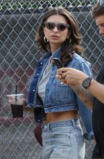 EMILY RATAJKOWSKI o the Set of I Feel Pretty in Boston 08/11/2017