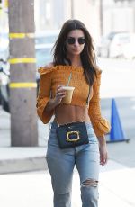 EMILY RATAJKOWSKI Out for a Coffee in Los Angeles 08/18/2017