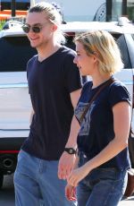 EMMA ROBERTS and Evan Peters Out in Malibu 08/19/2017