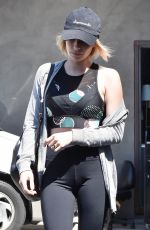 EMMA ROBERTS Leaves a Gym in Los Angeles 08/21/2017