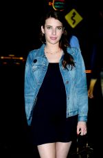 EMMA ROBERTS Leaves Chateau Marmont Hotel in West Hollywood 08/12/2017