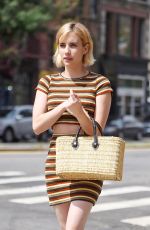 EMMA ROBERTS Out and About in New York 08/08/2017