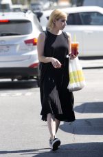 EMMA ROBERTS Out for Lunch in Beverly Hills 08/14/2017