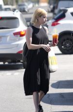 EMMA ROBERTS Out for Lunch in Beverly Hills 08/14/2017