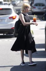 EMMA ROBERTS Out for Lunch in Beverly Hills 08/14/2017