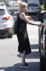EMMA ROBERTS Out for Lunch in Beverly Hills 08/14/2017