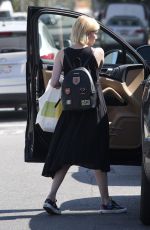 EMMA ROBERTS Out for Lunch in Beverly Hills 08/14/2017