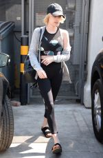 EMMA ROBERTS Shopping at Furniture Store in West Hollywood 08/21/2017