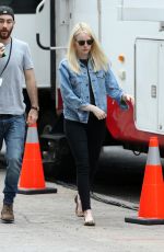 EMMA STONE Arrives on the Set of Maniac in New York 08/15/2017