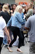 EMMA STONE Arrives on the Set of Maniac in New York 08/15/2017