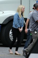EMMA STONE Arrives on the Set of Maniac in New York 08/15/2017