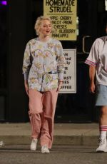 EMMA STONE on the Set of Maniac in Long Island 08/29/2017