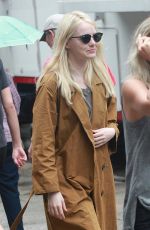 EMMA STONE on the Set of Maniac in New York 08/15/2017
