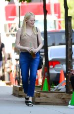 EMMA STONE on the Set of Maniac in New York 08/17/2017