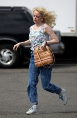 EMMA STONE on the Set of Maniac in New York 08/24/2017