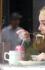 EMMA STONE Out for Lunch in New York 08/13/2017