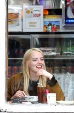 EMMA STONE Out for Lunch in New York 08/13/2017