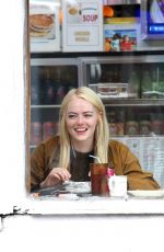 EMMA STONE Out for Lunch in New York 08/13/2017