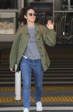 EMMY ROSSUM at LAX Airport in Los Angeles 08/05/2017