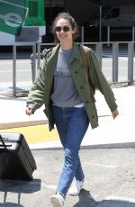 EMMY ROSSUM at LAX Airport in Los Angeles 08/05/2017