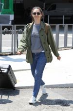 EMMY ROSSUM at LAX Airport in Los Angeles 08/05/2017