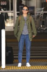 EMMY ROSSUM at LAX Airport in Los Angeles 08/05/2017