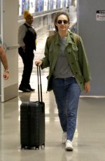 EMMY ROSSUM at LAX Airport in Los Angeles 08/05/2017