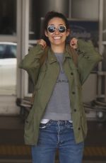 EMMY ROSSUM at LAX Airport in Los Angeles 08/05/2017