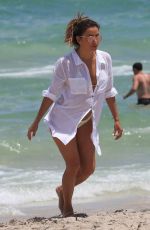 EVA LONGORIA at a Beach in Miami 08/06/2017