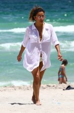 EVA LONGORIA at a Beach in Miami 08/06/2017