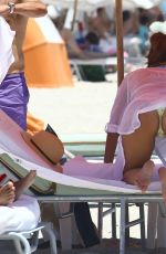 EVA LONGORIA at a Beach in Miami 08/06/2017