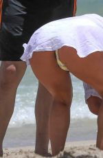 EVA LONGORIA at a Beach in Miami 08/06/2017