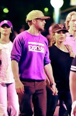 EVA MENDES and Ryan Gosling at Disneyland 08/07/2017