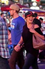 EVA MENDES and Ryan Gosling at Disneyland 08/07/2017
