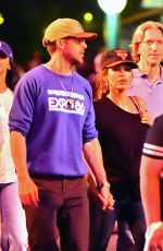 EVA MENDES and Ryan Gosling at Disneyland 08/07/2017
