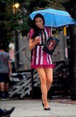 FAMKE JANSSEN Out for Dinner in New YOrk 08/20/2017
