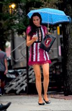 FAMKE JANSSEN Out for Dinner in New YOrk 08/20/2017