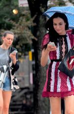 FAMKE JANSSEN Out for Dinner in New YOrk 08/20/2017