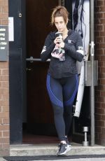 FERNE MCCANN Leaves a Gym in Essex 08/22/2217