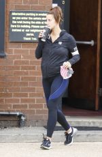 FERNE MCCANN Leaves a Gym in Essex 08/22/2217