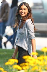 FLORIANA LIMA on the Set of Supergirl in Vancouver 08/03/2017