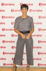 FRANKIE BRIDGE at Lorraine TV Show in London 08/18/2017