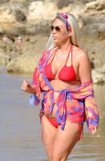 FRANKIE ESSEX in Bikini at a Beach in Portugal 08/30/2017